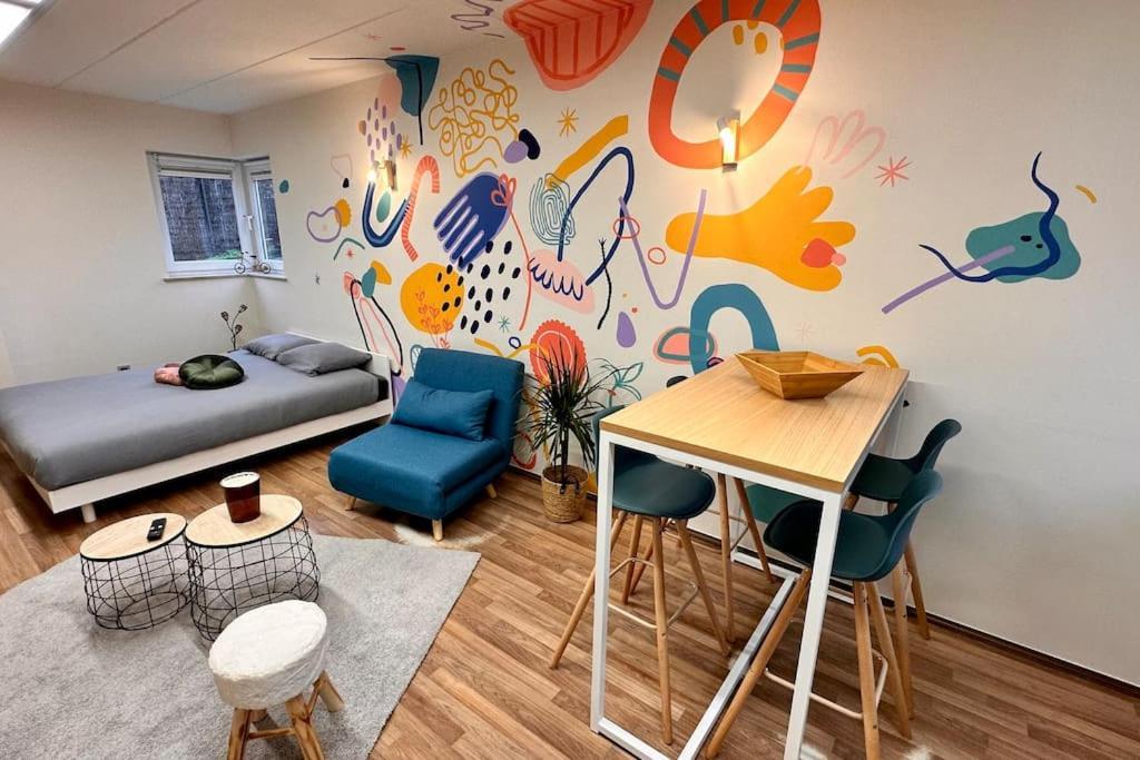 La Fresque D'Heloise - Appartement 1 Chambre 2 Lits Doubles Péruwelz Kültér fotó