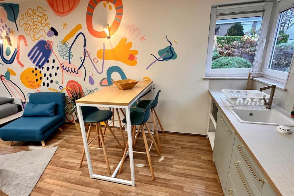 La Fresque D'Heloise - Appartement 1 Chambre 2 Lits Doubles Péruwelz Kültér fotó